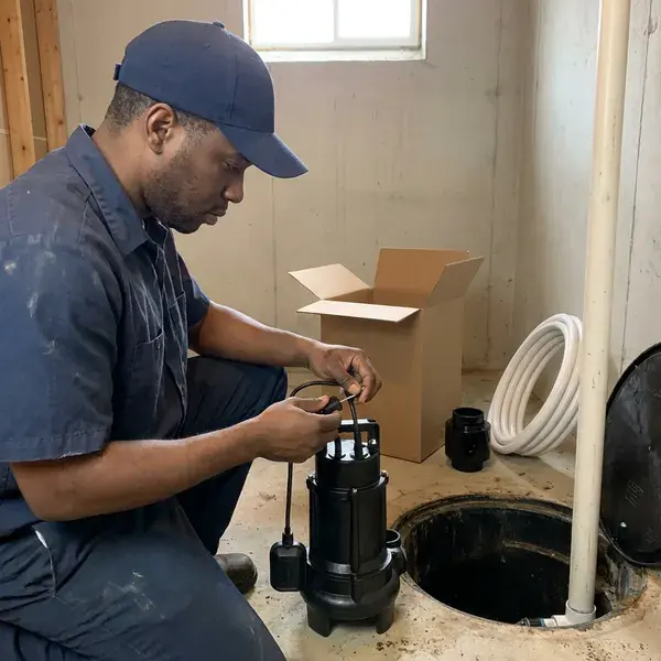 Local sump pump installation by BPK Plumbing, Herriman, UT