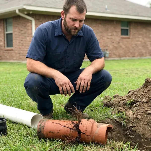 BPK Plumbing technician providing underground pipe repair in Salt Lake City, UT